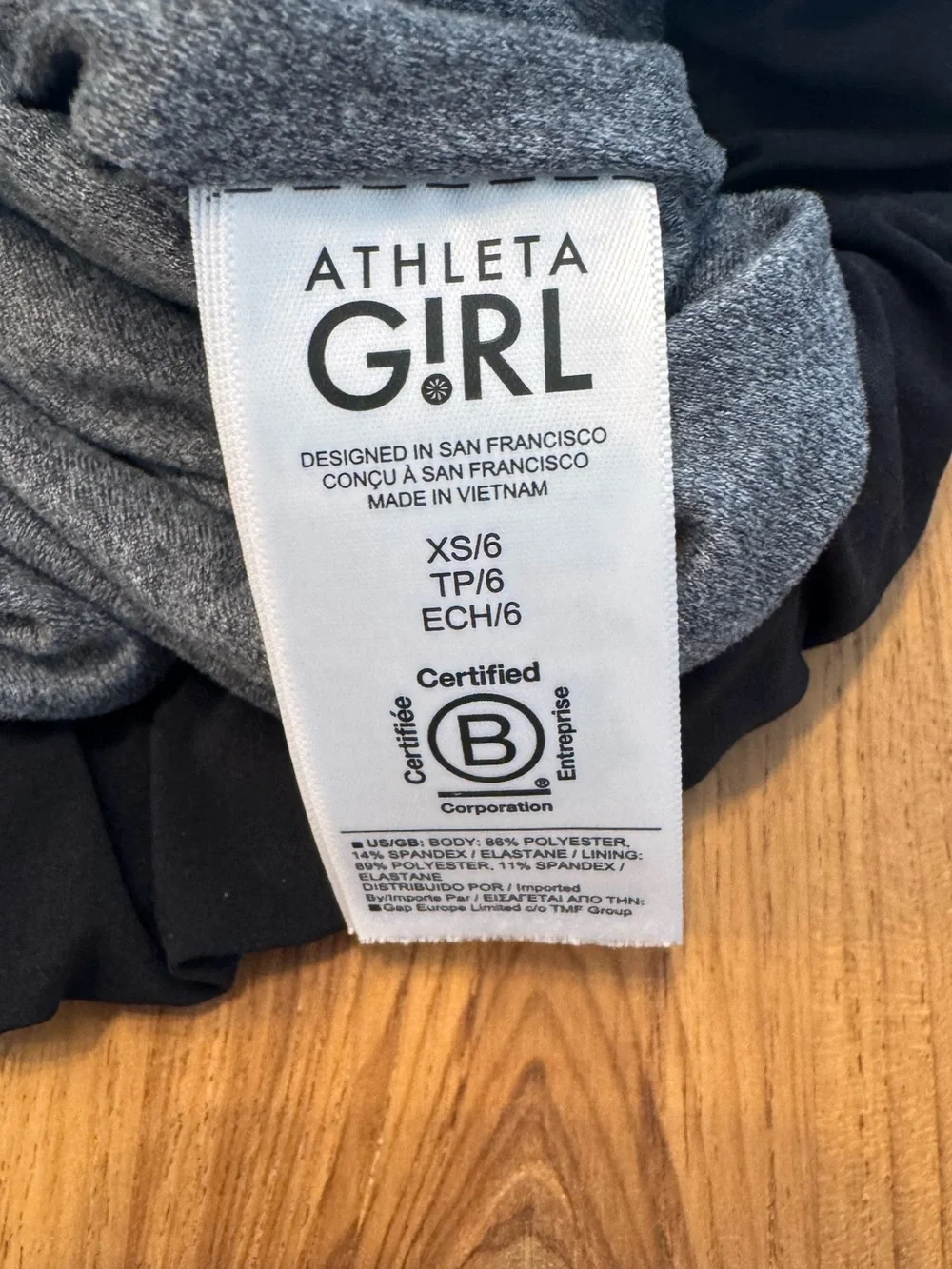 Athleta Girl Black Cropped Jacket Girls XS 6